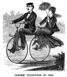 Tandem Velocipede 1869